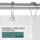 thumbnail image 5 of Cortina de ducha AmazerBath Clear Premium PEVA 180 x 180 cm, 5 of 8