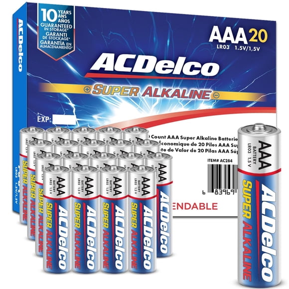 Baterías Powermax AAA 20 unidades alcalinas 1.5V