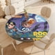 thumbnail image 4 of Rusty Rivets-theme Fitted Round Tablecloths Elastic Edged Table Covers Waterproof Table Cloth for Kitchen Holiday Party Tables Decor 150cm, 4 of 6