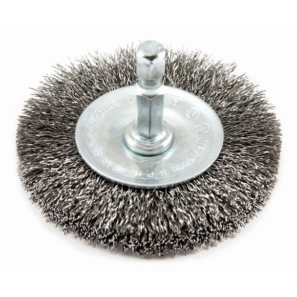 Cepillo de Rueda de Alambre Forney 72734 de Dientes Finos 6.35 cm