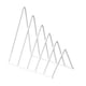 thumbnail image 5 of Clasificador de Carpetas de Archivos, Organizador de Sujetalibros, Decoración de Escritorio, Estantería Triangular, Soporte para Libros para Revistas Blanco, 5 of 5