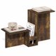 thumbnail image 2 of Mesa auxiliar Furinno BOYATE con diseño en forma de valle, estantes escalonados y porta revistas – a, 2 of 6