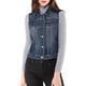 thumbnail image 1 of INSPIRE CHIC Chaleco de Mezclilla sin Mangas para Mujer con Botones Lavado Azul 2XL, 1 of 7