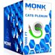 thumbnail image 1 of Plenum Cable Cat6 1000 Pies Utp 23 Awg 550 Mhz Verde, 1 of 6