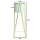 thumbnail image 4 of Porta Macetero Pedestal Maceta Plantas Blanco Dorado, 4 of 8