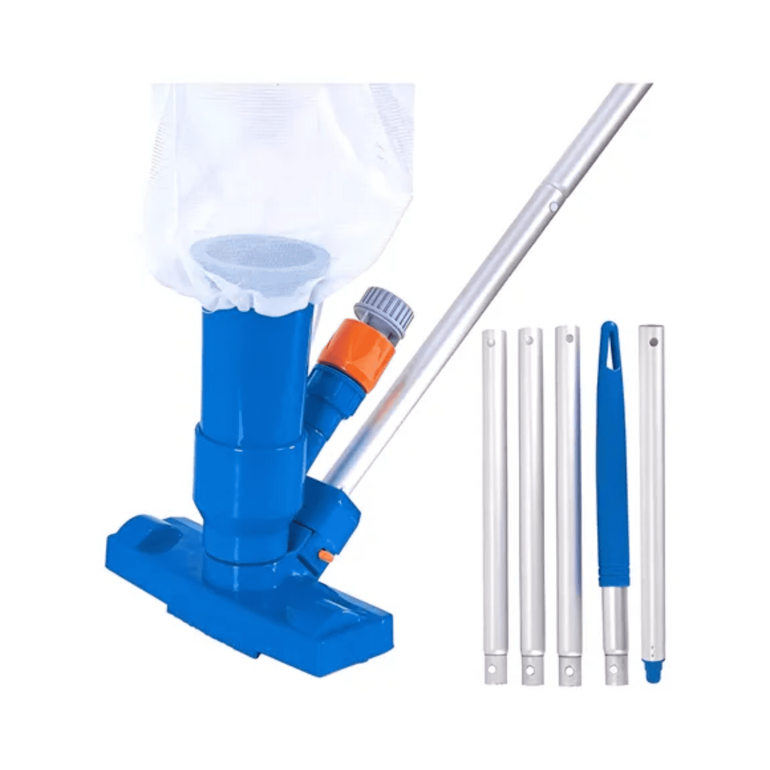 Fym - Aspirador Con Pértiga De Piso Para Piscina Plástica