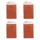 thumbnail image 5 of 4 Toallas Refrescantes Deportivas De 81 X 30 Cm, Suaves Para Entrenamiento, Deportes Y Senderismo, Color Naranja, 5 of 5