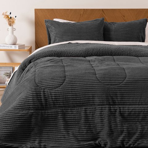 Mashini - Plumon Corduroy Coral Sherpa 2 P Marengo