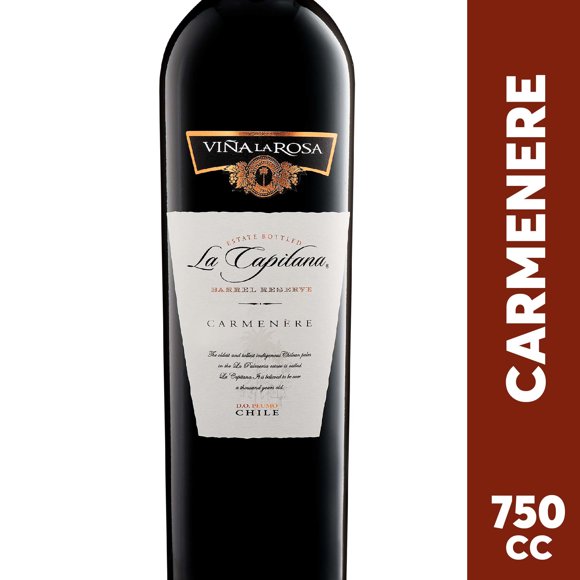 Vino Tinto Reserva Barril Carmenere 14° Botella, 750 ml