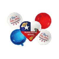 Genérico - Set De Globos Metalizados Felices Fiestas Patrias 5 Pzas