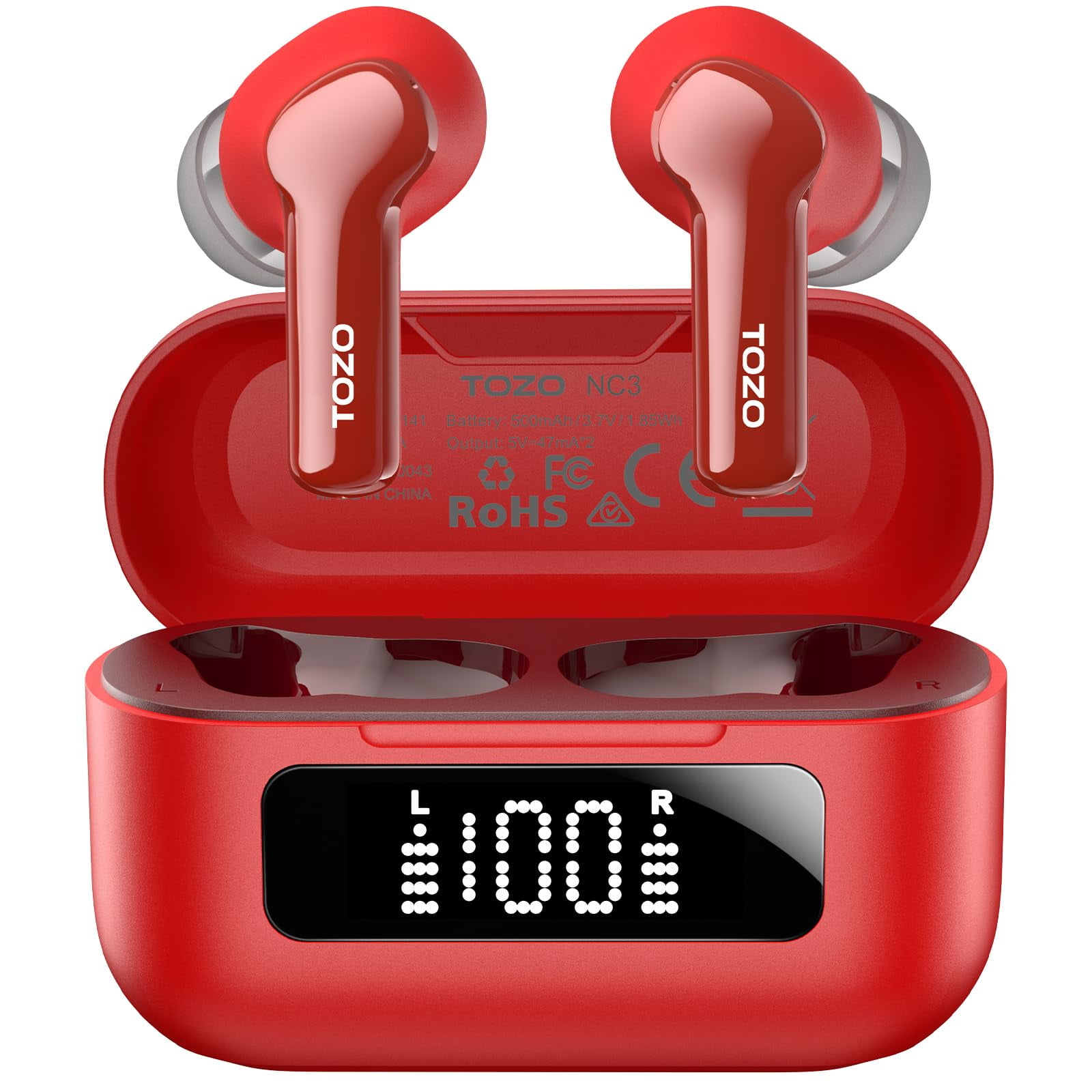 Auriculares Inalámbricos Tozo Hybrid Con Cancelación Activa De Ruido Nc3