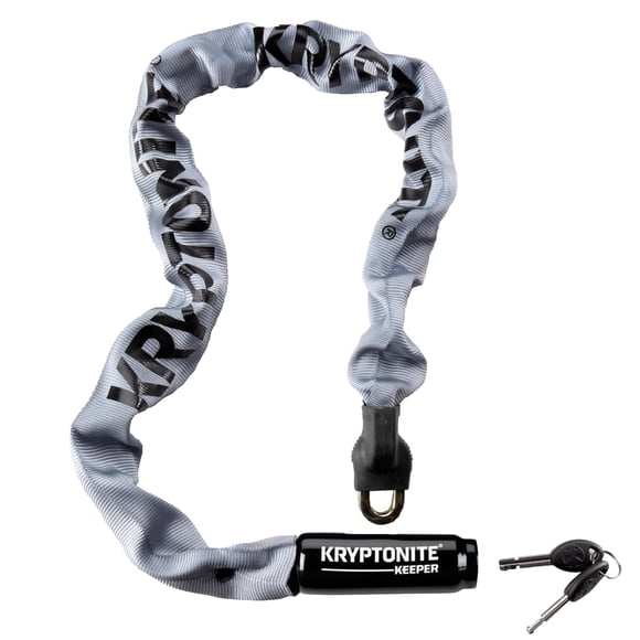 Candado para bicicleta Kryptonite Keeper 785 85 cm, color gris pesado
