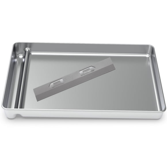 Bandeja higiénica reutilizable de acero inoxidable para Petsafe, sin cuchara
