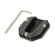 thumbnail image 1 of Soporte De Motocicleta, Placa Extensora, Extensión De Bicicleta, Ampliadora Para N1S, Color Negro, 1 of 5