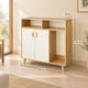 thumbnail image 2 of Zapatero Organizador 90x30x92 cm Madera Crema 2 Puertas Nichos Repisas MDF 12 mm, 2 of 6