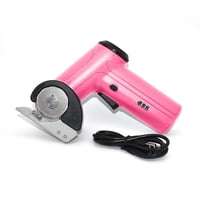 Jenabom - Tijeras Eléctricas De Tela Compactas, Recargables, Multifunción, De Mano, Color Rosa, Ideales Para Recortar, Hacer Manualidades Y Cortar Telas.