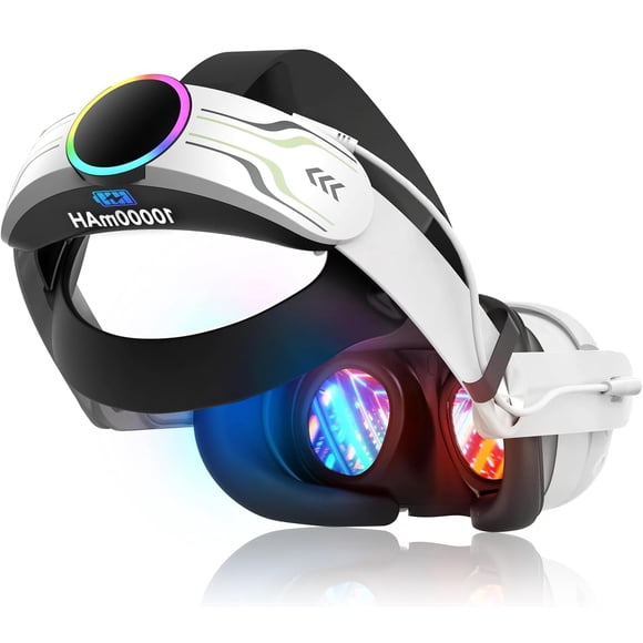 Correa para la cabeza ArocoVr para Oculus Quest 3 con batería de 10.000 mAh