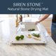 thumbnail image 2 of Tapete para Secar Platos Siren Stone 40 cm x 30 cm Blanco, 2 of 9