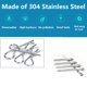 thumbnail image 2 of Kit de Pasadores de Seguridad y Clips en R SpzcdZa 302 piezas Acero Inoxidable, 2 of 4