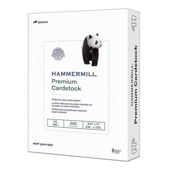 Cartulina Hammermill 21,6 × 27,9 cm 200 hojas 110 lb