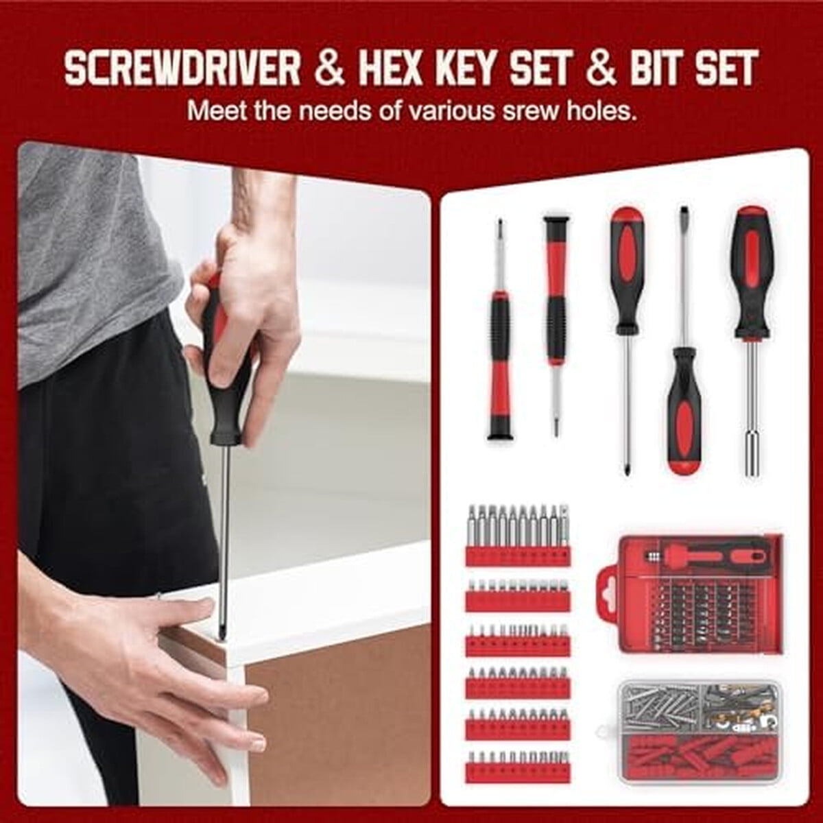 Sundpey - Kit Herramientas 379 Piezas Caja Con Cajan
