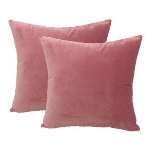 Bothyi - 2 Fundas De Almohada Suaves Para Fundas De Cojines Para El Hogar, Sala De Estar, Color Rosa