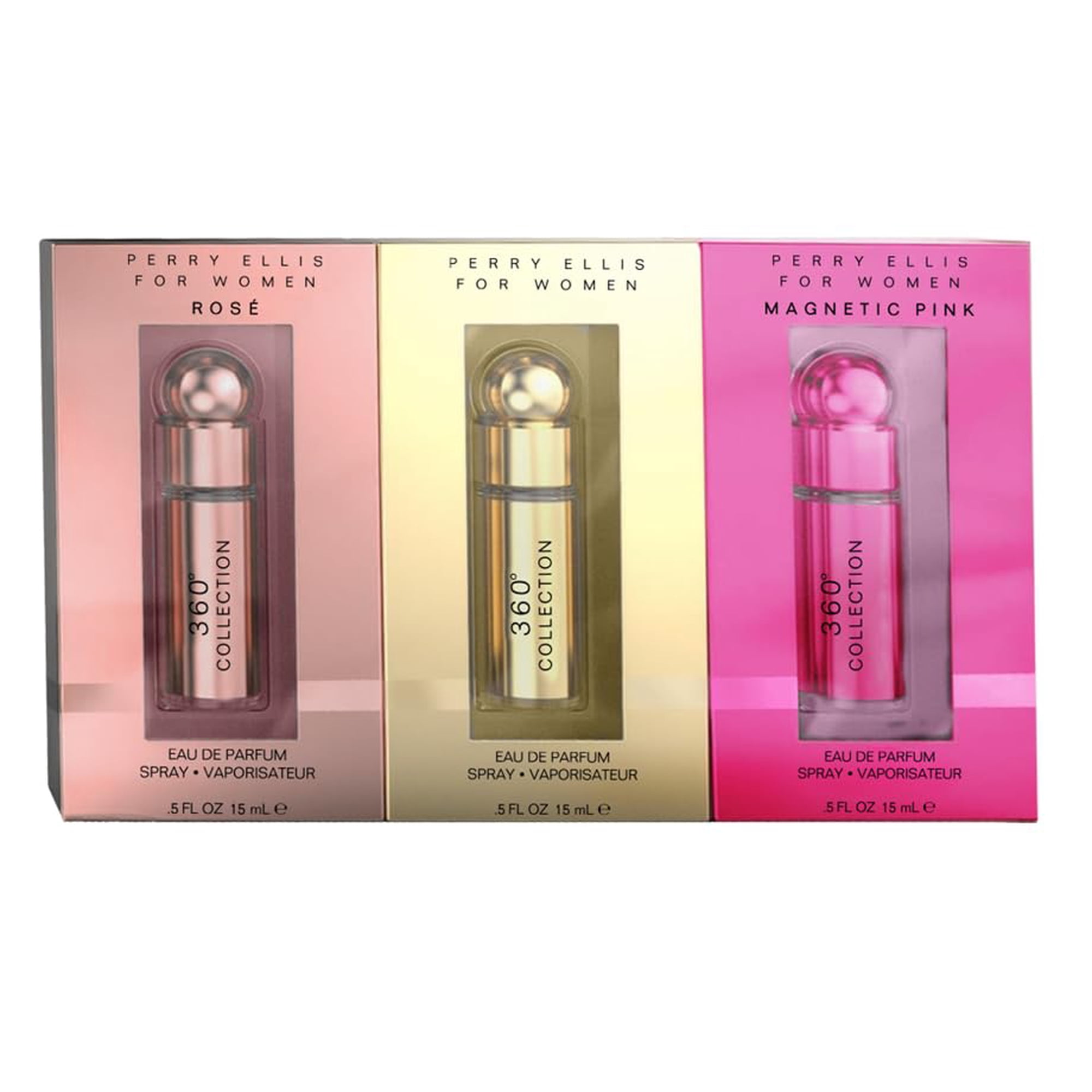 Set De Regalo De Perfume Perry Ellis 360° Collection Para Mujer