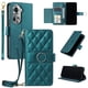 thumbnail image 1 of Funda tipo billetera FOXDOCK para OPPO Reno 11 5G – Tapa abatible con correa para mujer, 1 of 5