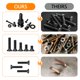 thumbnail image 4 of Kit de tornillos AvrestYPT M2-M5 1715 piezas Acero al carbono, 4 of 7