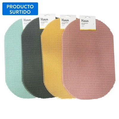 Set 4 Individual Waffle 40X70 Pvc Surtido 1 Un Haus