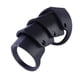 thumbnail image 1 of Anillo De Dedo De Nudillo De Armadura Larga De Articulación De Punk Rock Gótico 18 Mm - Negro, 1 of 3