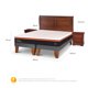 thumbnail image 3 of Cama Europea Bee Comfort King Base Dividida, 3 of 9