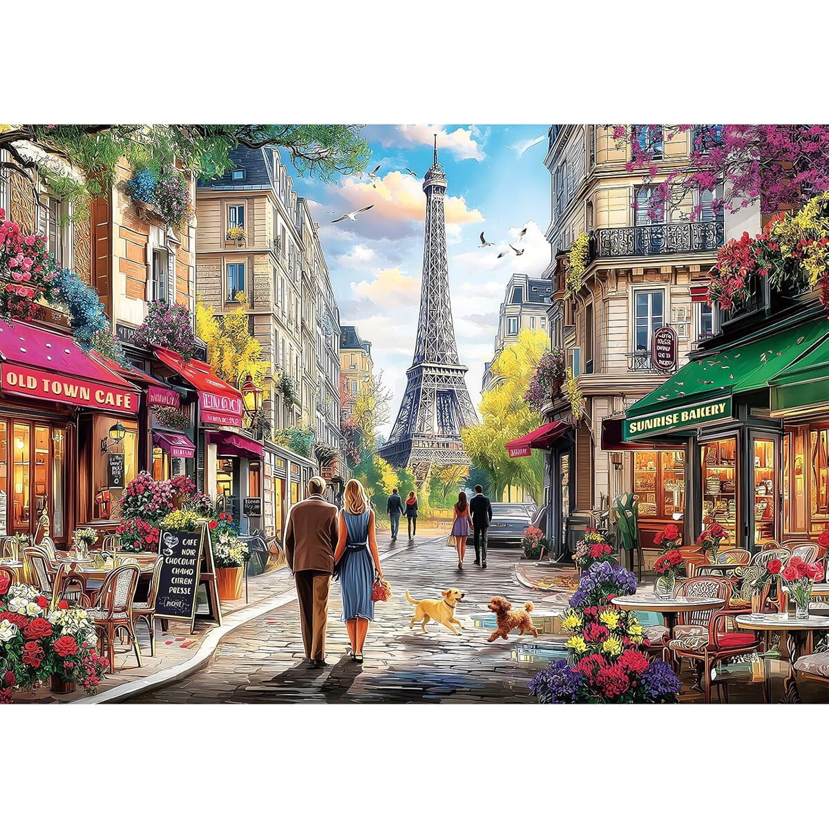 Puzzle 2000 Piezas Paris Torre Eiffel Jjyhulk