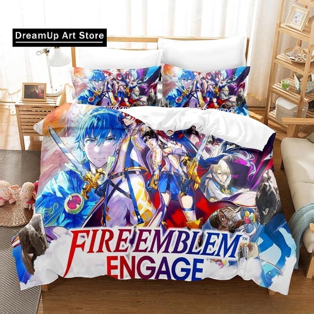 Game Fire Emblem Engage Bedding Set Duvet Cover Comforter Bed Set Quilt Cover Pillowcase Boys Girls Adult