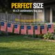 thumbnail image 2 of Guirnalda Bandera Betsy Ross de Jester Fiesta – 48 piezas, 15 m, 2 of 6