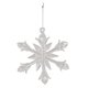 thumbnail image 4 of Ornaments Kurt Adler C2683 2 copos de nieve iridiscentes de cristal x12, 4 of 9
