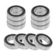 thumbnail image 5 of 10x Rodamientos De Bolas De Alta Precisión Para Reparación De Ruedas De Rodillos 6800-2RS 19x10x5mm, 5 of 5