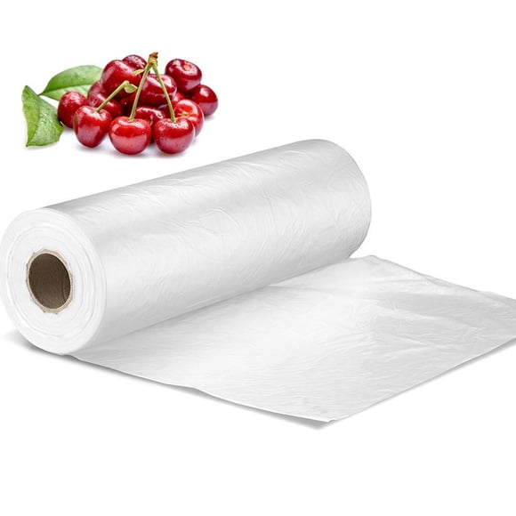Bolsa de plástico FunGlam para productos agrícolas, 14 x 20 cm, 350 bolsas/rollo, apta para alimentos