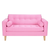 Bodevir - Sofa Retro 2C Felpa 05 Rosado
