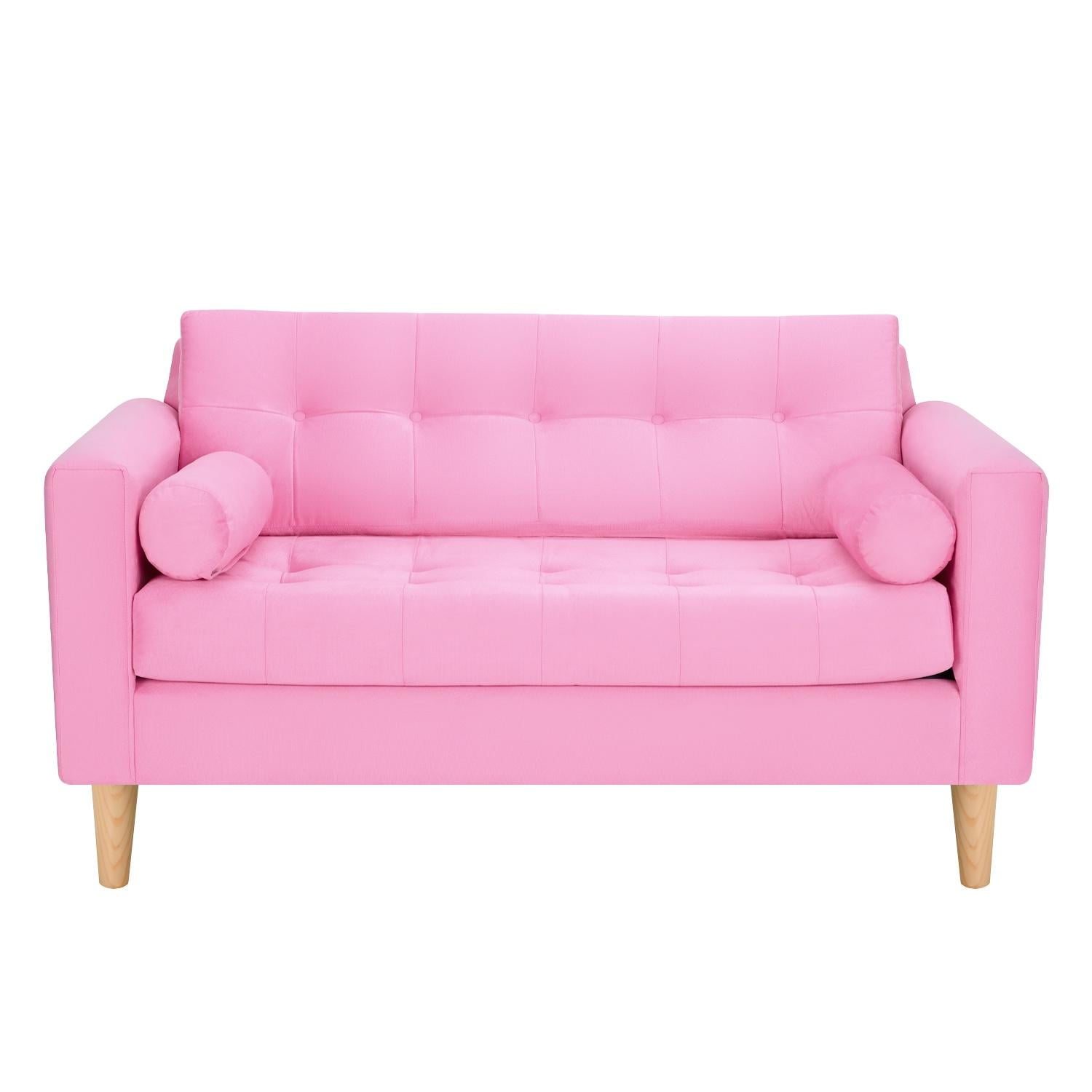 Bodevir - Sofa Retro 2c Felpa 05 Rosado