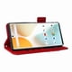 thumbnail image 3 of Funda Cartera para BLU Bold K50 Tapa Flip con Ranuras y Soporte Rojo, 3 of 5