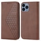 thumbnail image 5 of Funda Flip FOXDOCK para iPhone 13 MIni , Estilo Billetera con Diseño Rombo, Correa de Mano y Soporte, Uso Diario, 5 of 5