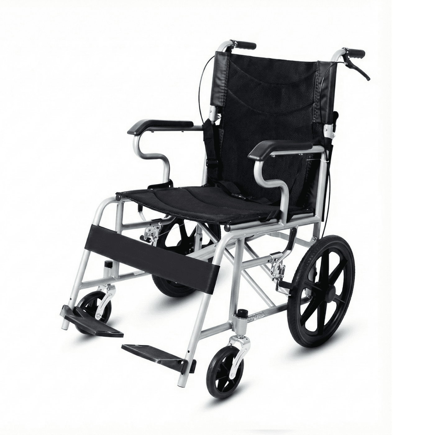 Telotenemos - Silla De Ruedas Estándar Geriatrica Plegable Descansa Pies