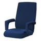 thumbnail image 3 of Silla De Ordenador De Oficina En Casa, Funda De Asiento Giratoria Completamente Estirable, Azul Marino XL, 3 of 5