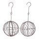 thumbnail image 2 of Soporte De Planta Colgante De Metal Con Forma De Bola De Hierro Retro De 13 Cm Y 28 Cm, 2 of 5