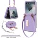 thumbnail image 5 of Funda Cartera XIMAND para Samsung Galaxy Z Flip 7 Morada, 5 of 8