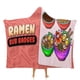 thumbnail image 1 of ramen Manta Capa con Capucha Anti-Bolitas, Manta de Lana Ártica Suave, Manta Portátil de Felpa Ligera y Lujosa, Poncho para Siesta en Casa y Oficina, 100*130cm, 1 of 6