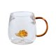 thumbnail image 2 of Taza De Cristal 3D Animal Reutilizable Taza De Bebida De Té Para Uso Diario Bar Regalo De Cumpleaños Erizo, 2 of 3