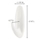 thumbnail image 2 of Ganchos de pared Command Medium Designer 9 blancos con 12 tiras, 2 of 9