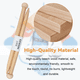 thumbnail image 4 of 2 agujas de tejer de madera de 15 mm, agujas de tejer de bambú grueso de 25 cm de largo, agujas de tejer grandes para dedos con artritis, accesorios para tejer bufandas, suéteres y mantas., 4 of 8